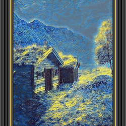 Starry Night: Mountain Idyll
