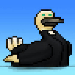 CRYPTODUCK #020 "THE PRIEST DUCK"