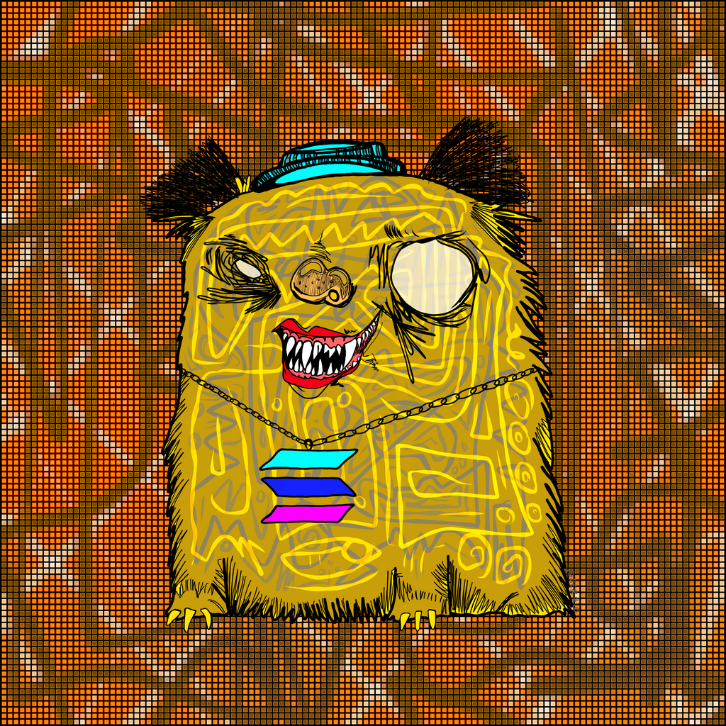 CreepyPet #003 /500 (NFT + Physical Art)