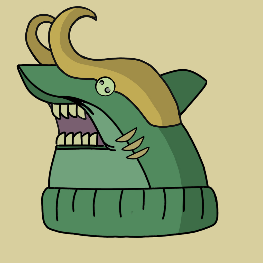 #2 Loki sharkHat