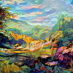 Premium Landscape Painting #35