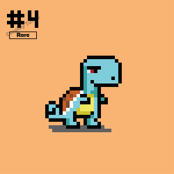 #004 Squirtle Cosplay Turtle