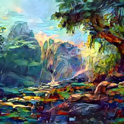 Premium Landscape Painting #20