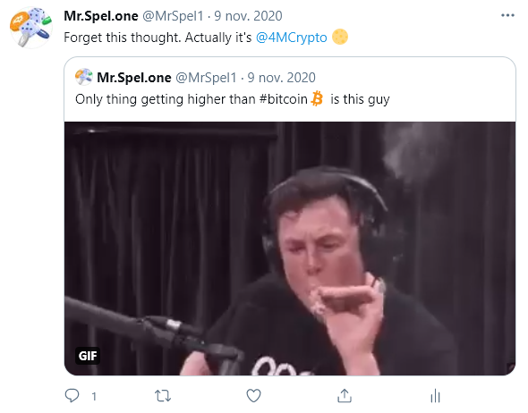 My first retweet (2nd tweet)