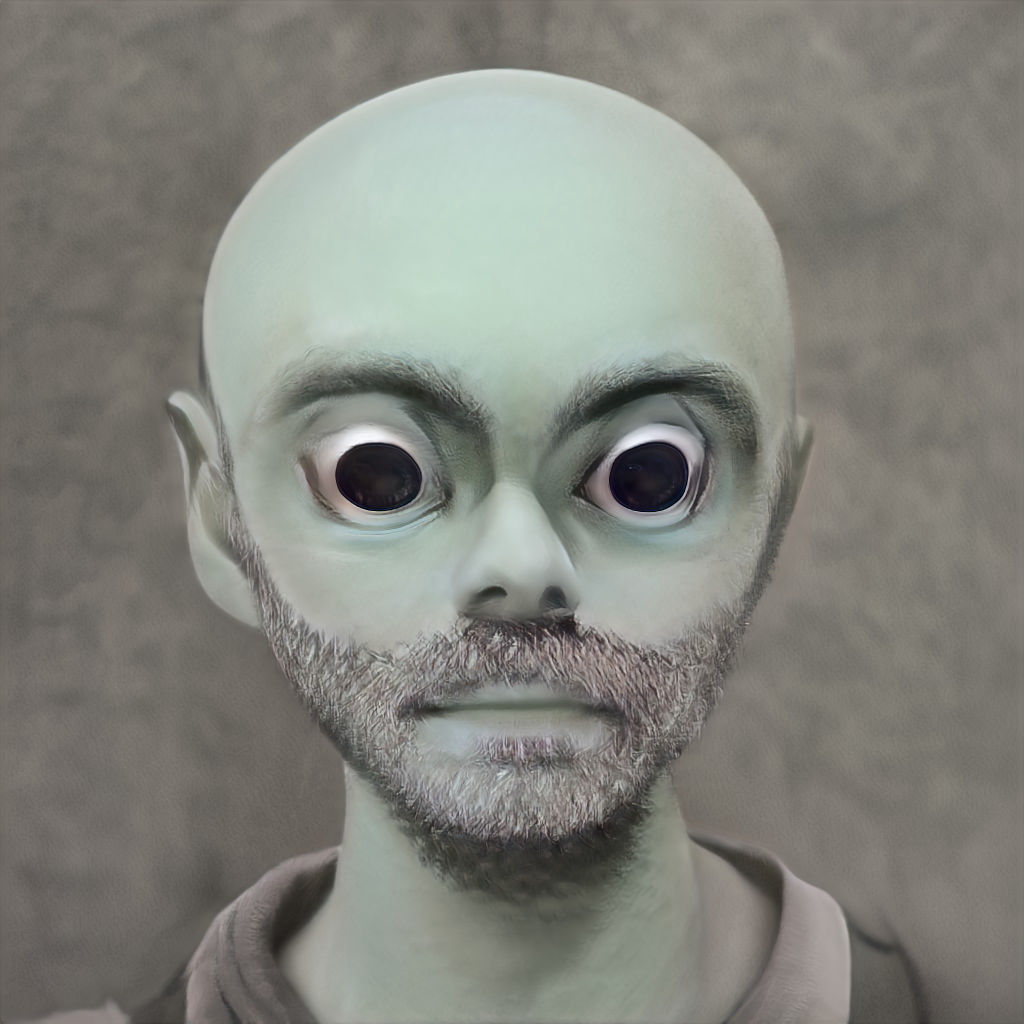 The Green Bearded Alien 