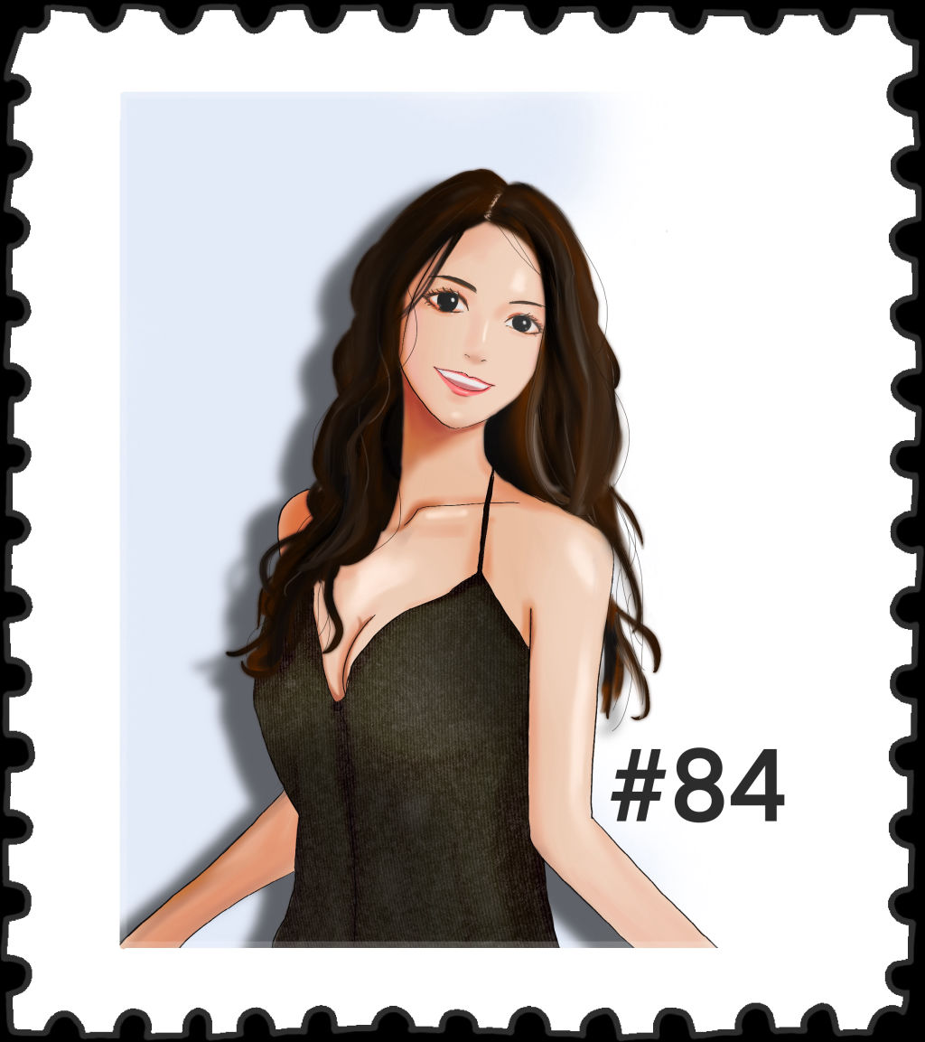 Girlfriend Stamp #084/999