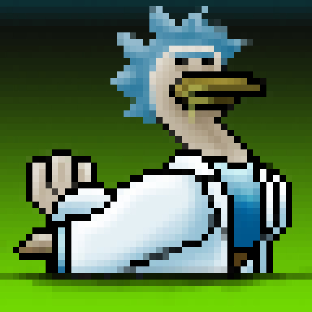 CRYPTODUCK #165 "THE RICK DUCK"