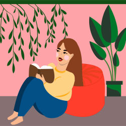 #56 Closing Eyes - Reading novels