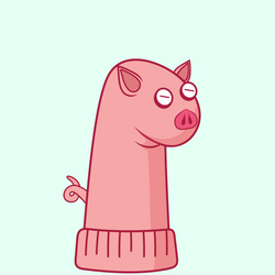 #50 Piggy Sock