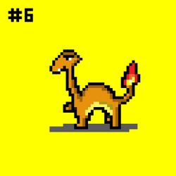 #006 Pixel Giraffe - Charmander -Cosplay