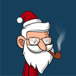 #10 Tired Santa Hipster
