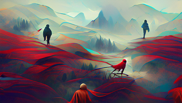 #165 Red Monkey Rise