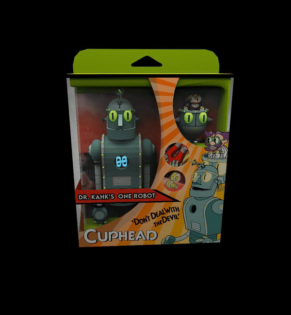CUPHEAD ACTION FIGURE - ONE ROBOT