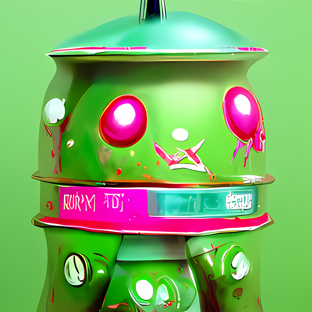 Pink And Green Robots LTD No.1
