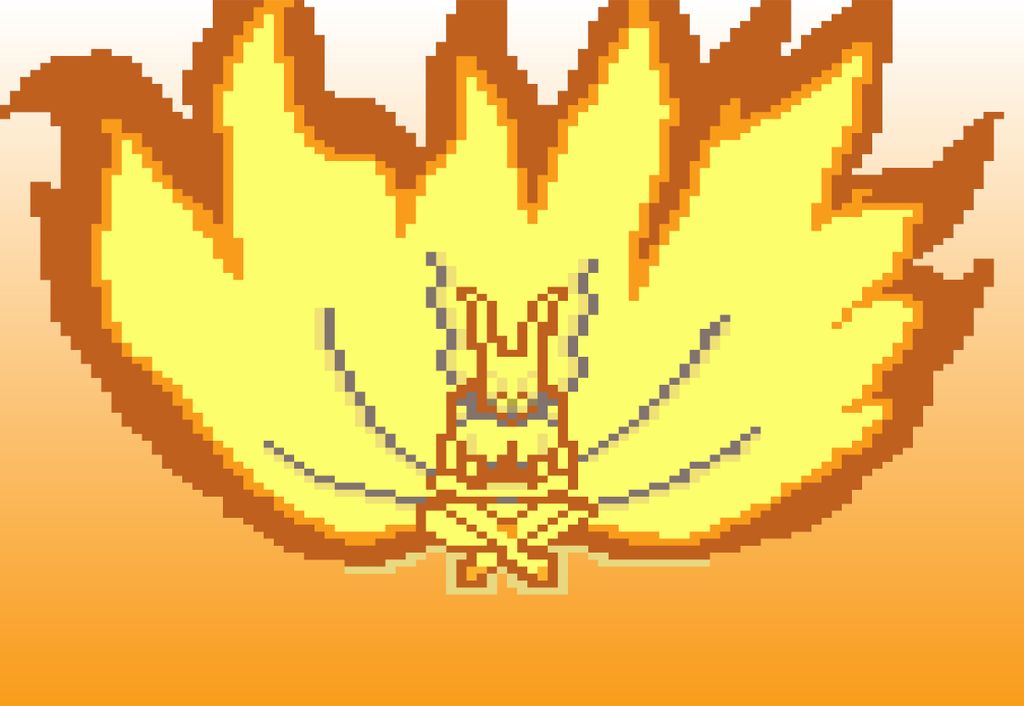 'Super Rare' Kurama Naruto Pixel art #7