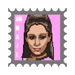 Ariana Grande #24 Pixel Stamp