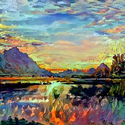 Premium Landscape Painting #44