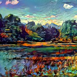 Premium Landscape Painting #62