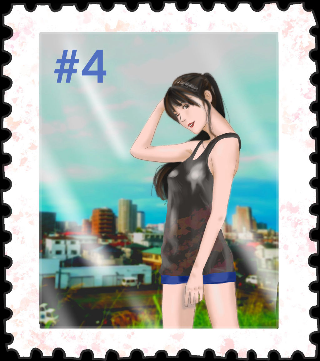 Girlfriend Stamp #004/999