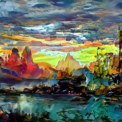 Premium Landscape Painting #10