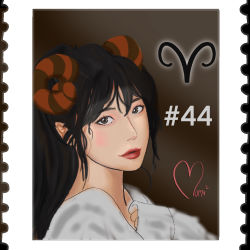 Girlfriend Stamp #044/999