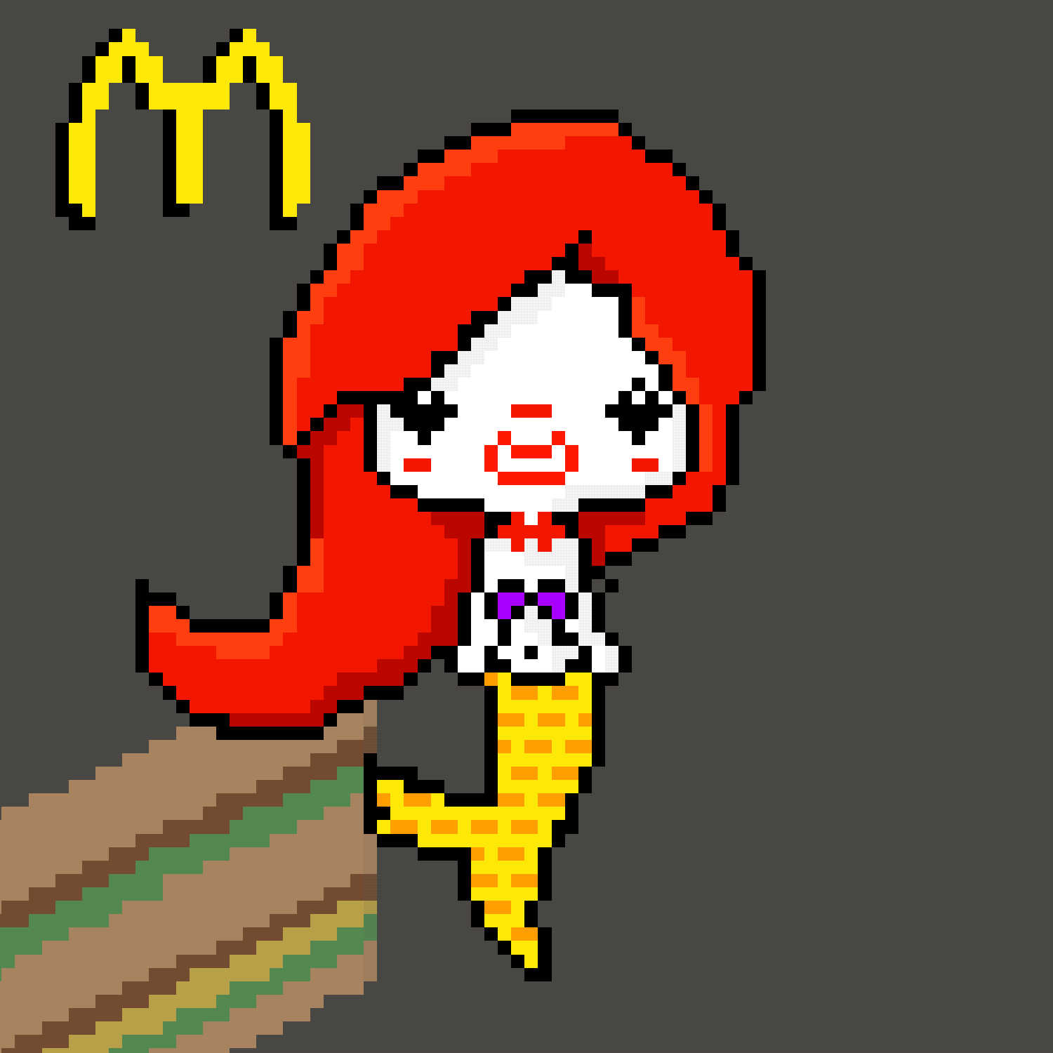 Pixel Mermaid #007: McMermaid