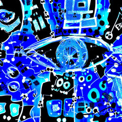 Late Night Blue Sky #113