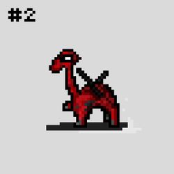 #002 Pixel Giraffe  - Deadpool - Cosplay