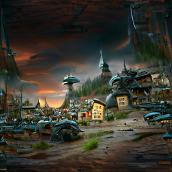 Alien Town In The Venus #87