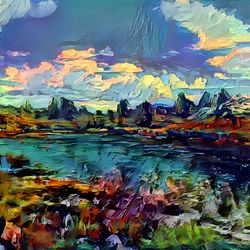 Premium Landscape Painting #45