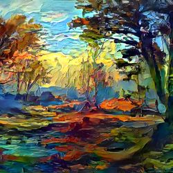 Premium Landscape Painting #21