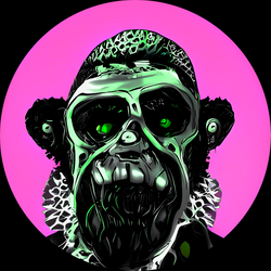 Zombie Cyborg Ape #20