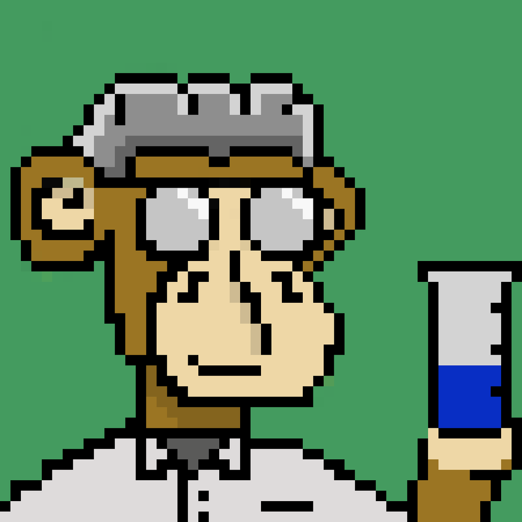 Scientist ape #0016/1000