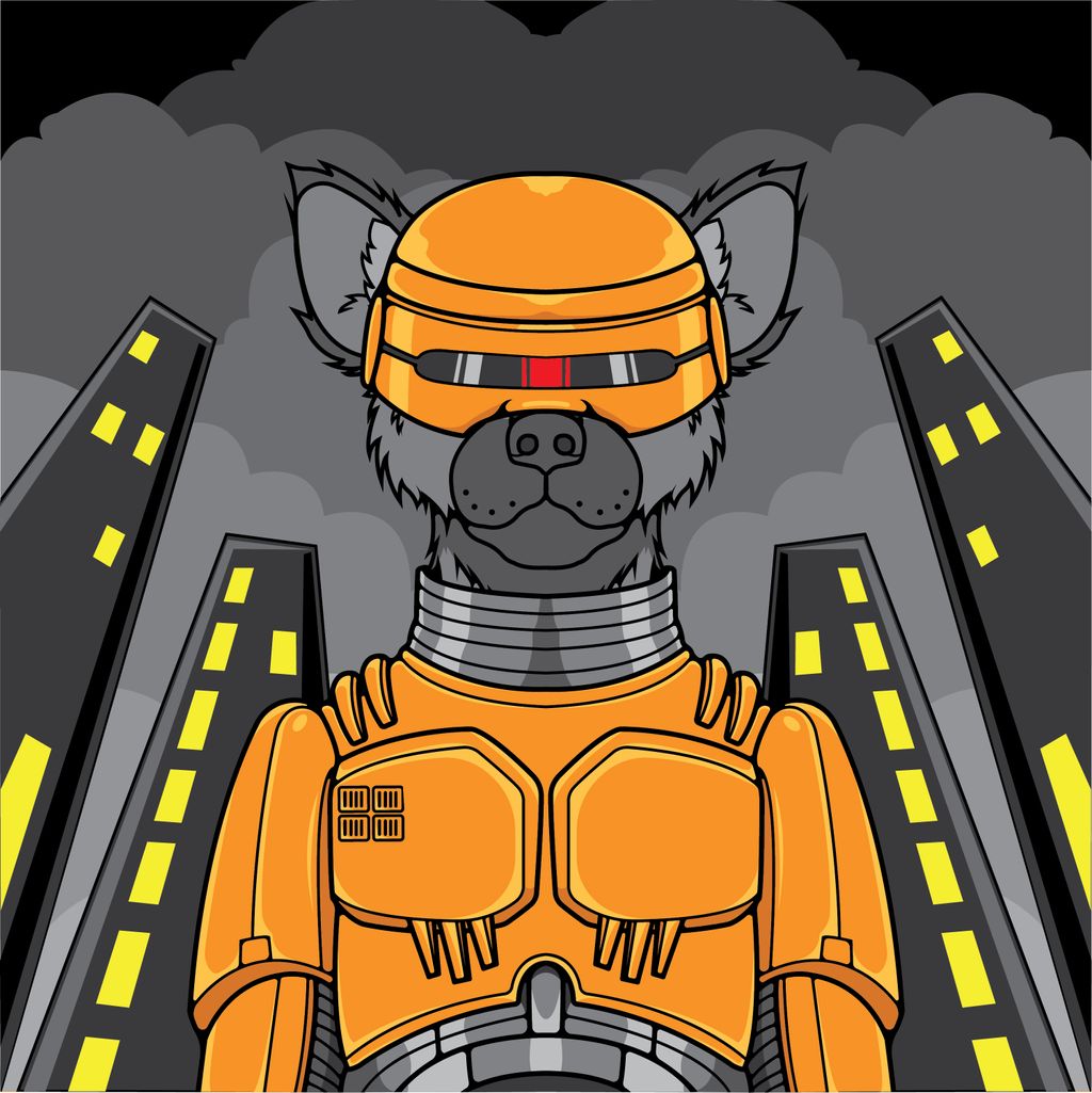 Rare hyena #2 The Golden Elite Hyena