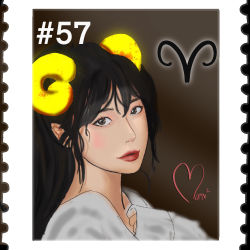 Girlfriend Stamp #057/999