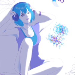 Crypto Lady - MATIC minimal ink